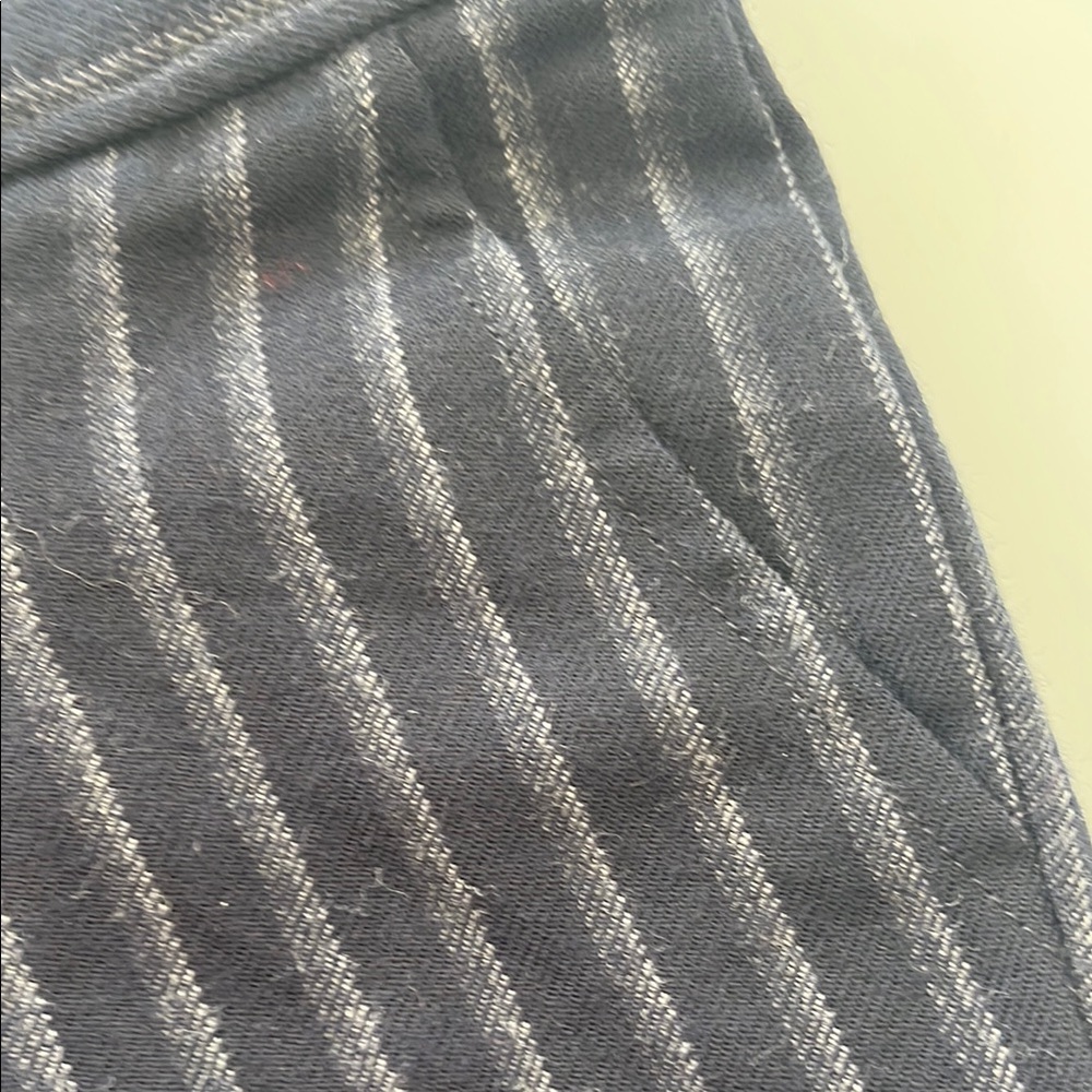 Bonpoint Striped Navy Wool Shorts - Picture 5 of 5